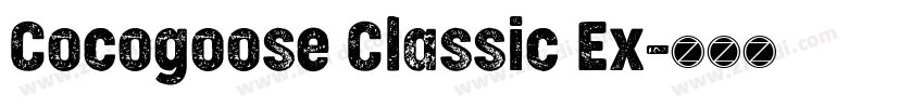 Cocogoose Classic Ex字体转换